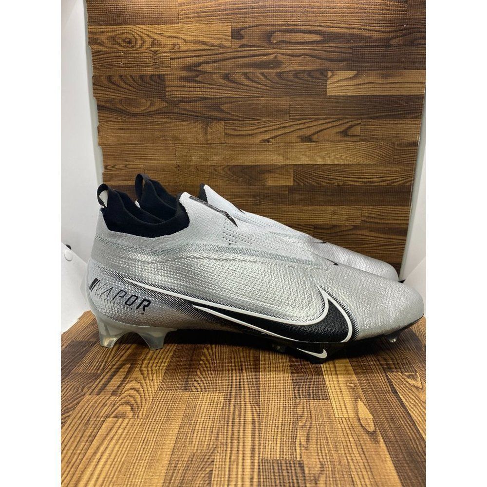 Nike Vapor Edge Elite 360 Flyknit Men Size 16 Cleats Pure Platinum AO8276 100